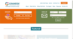 Desktop Screenshot of grameenfoundation.org